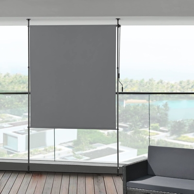 야외 120 x 270cm 폴리에스터 젤 확장 가능한 수동 크랭크와 함께 불투명한 수직 천장