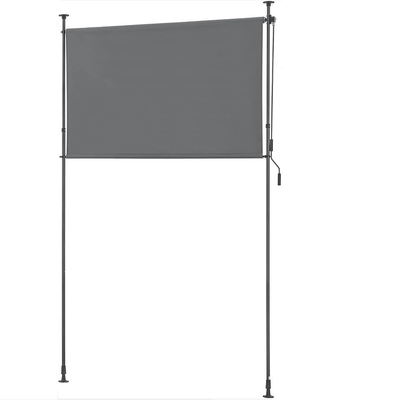 야외 120 x 270cm 폴리에스터 젤 확장 가능한 수동 크랭크와 함께 불투명한 수직 천장