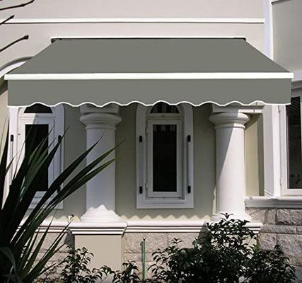 파우더 코팅 알루미늄 프레임 야외 철회막 250*200cm 수동 태양막