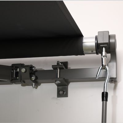 파우더 코팅 알루미늄 프레임 야외 철회막 250*200cm 수동 태양막