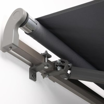 파우더 코팅 알루미늄 프레임 야외 철회막 250*200cm 수동 태양막