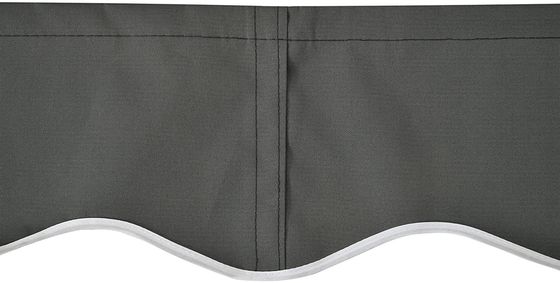 파우더 코팅 알루미늄 프레임 야외 철회막 250*200cm 수동 태양막