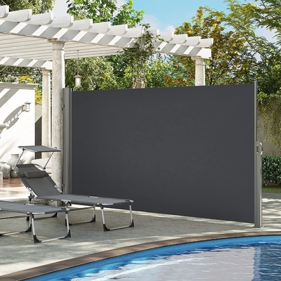 180x300cm 회전용 측면 천장 그림자 patio 정원 테라스 자외선 차단 및 방수