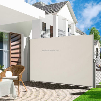 테라스 및 정원용 확장 가능한 측면 천장 태양 그림자 개인 정보 보호 스크린 100% 폴리에스터