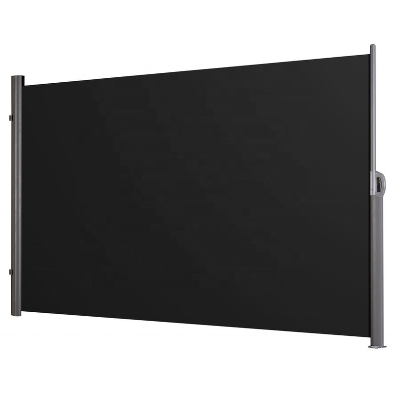 베이지 사이드 마르키스 확장 160/180/200x300cm 발코니 테라스 정원용 불투명한 사이드 롤러 블라인드 윈드 스크린